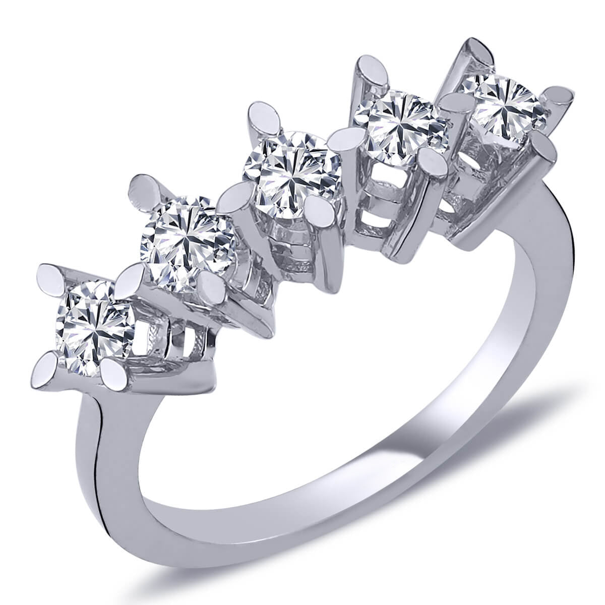 0.80 Carat Diamond Five-Stone Ring