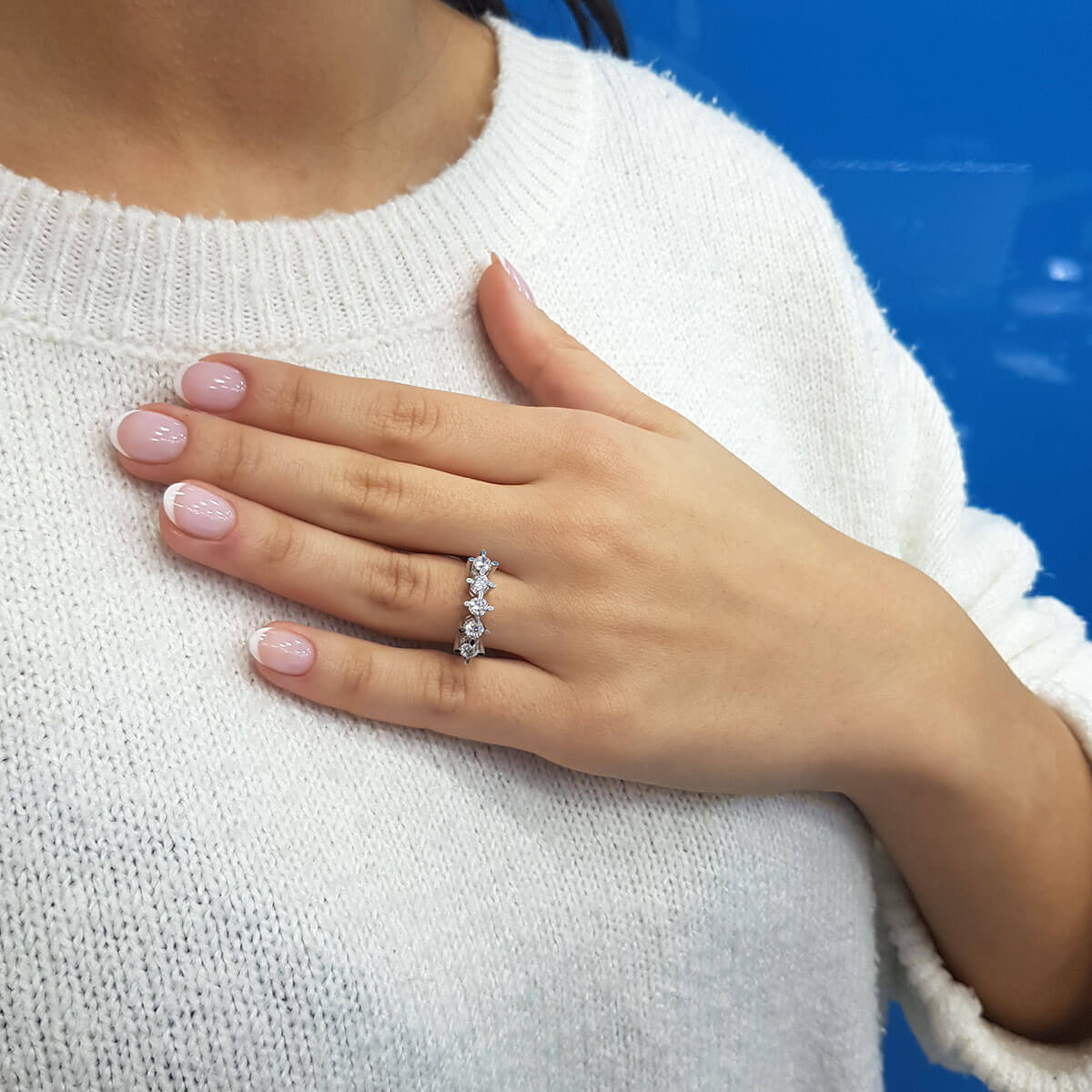 0.80 Carat Diamond Five-Stone Ring