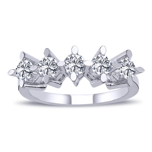 0.80 Carat Diamond Five-Stone Ring