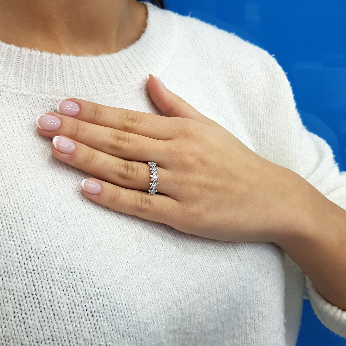 Diamond Narcissus Ring