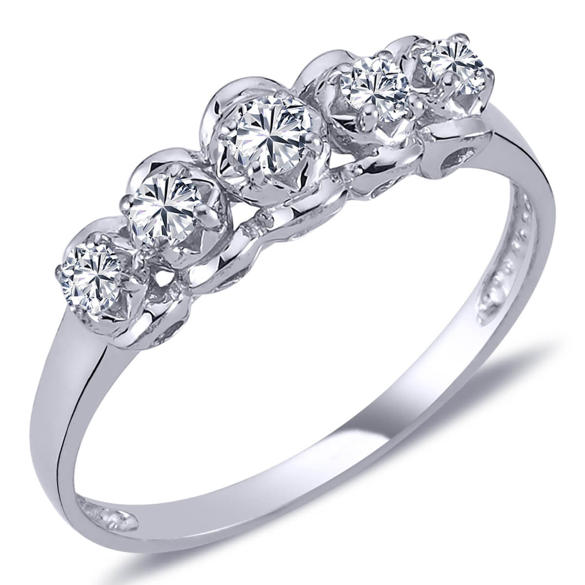 0.28 Carat Diamond Five-Stone Ring