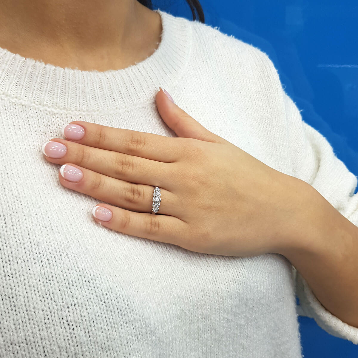 0.28 Carat Diamond Five-Stone Ring