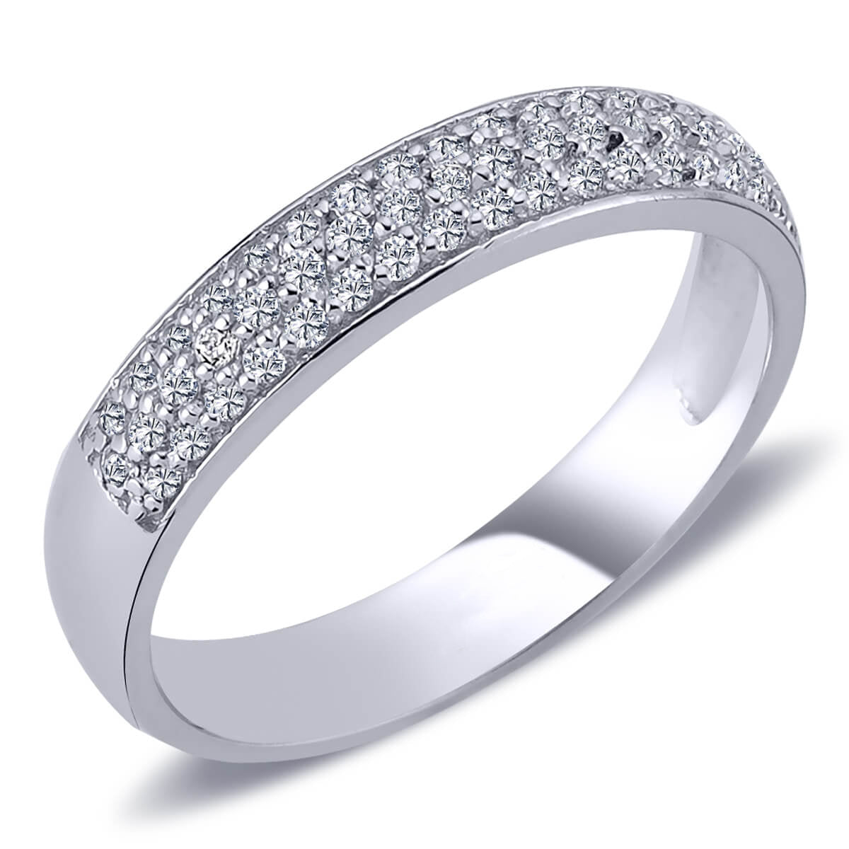 0.34 Carat Diamond Half-Eternity Ring