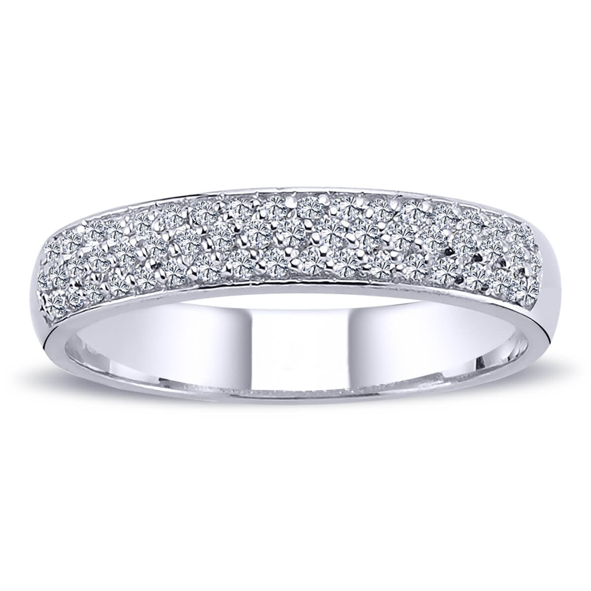 0.34 Carat Diamond Half-Eternity Ring