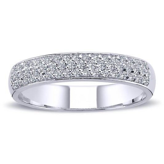 0.34 Carat Diamond Half-Eternity Ring