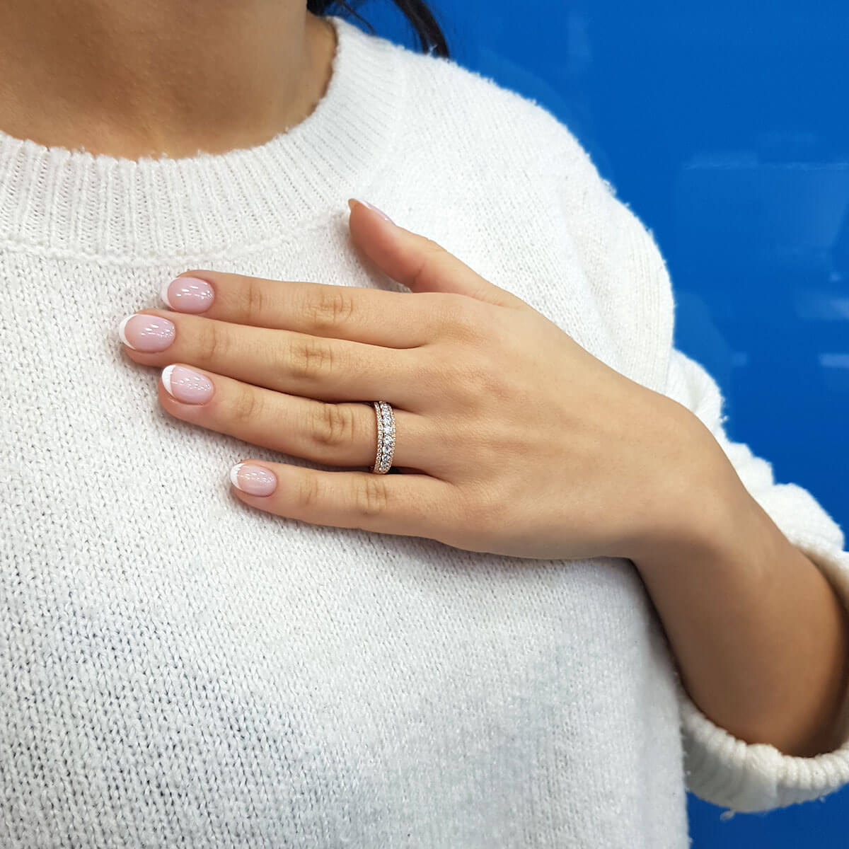 Diamond Large Belkıs Ring