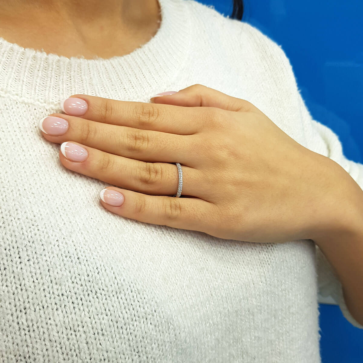 0.20 Carat Diamond Half Eternity Ring