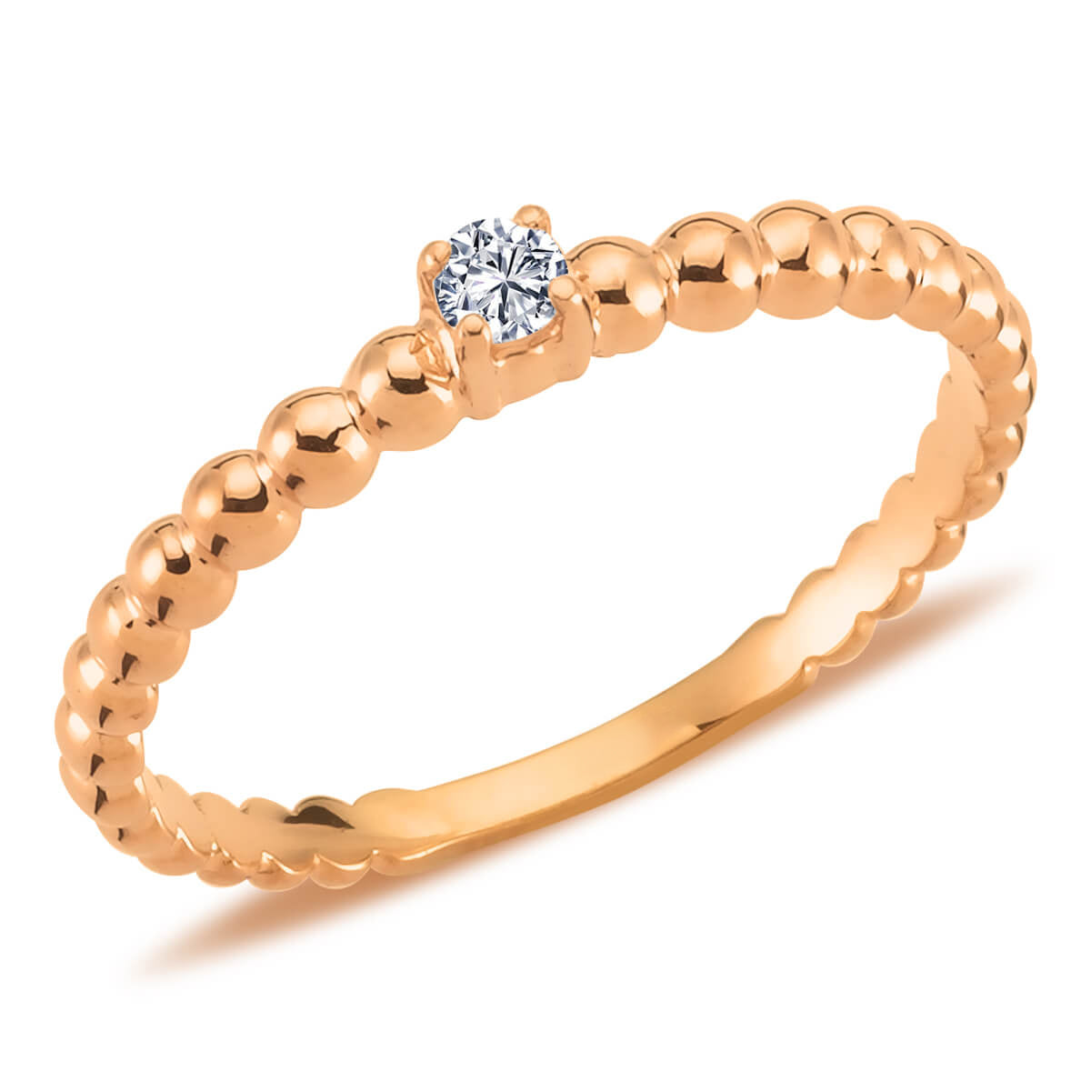 0.07 Carat Diamond Solitaire Ring