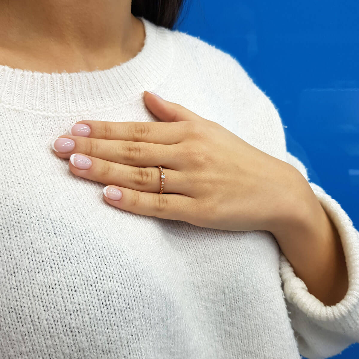 0.07 Carat Diamond Solitaire Ring