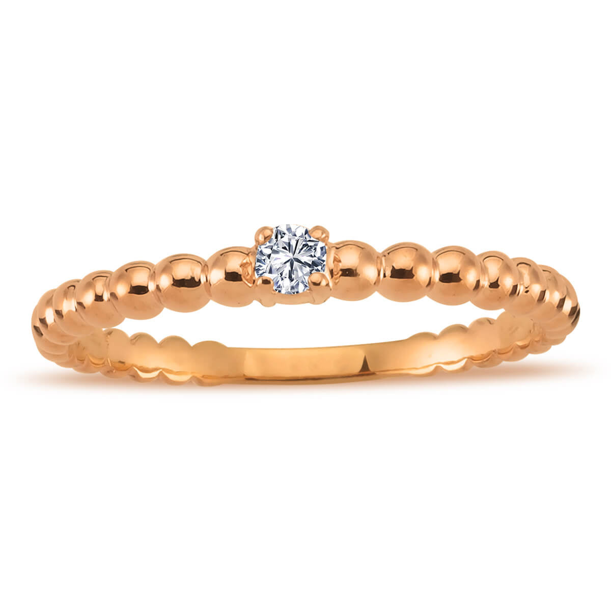 0.07 Carat Diamond Solitaire Ring