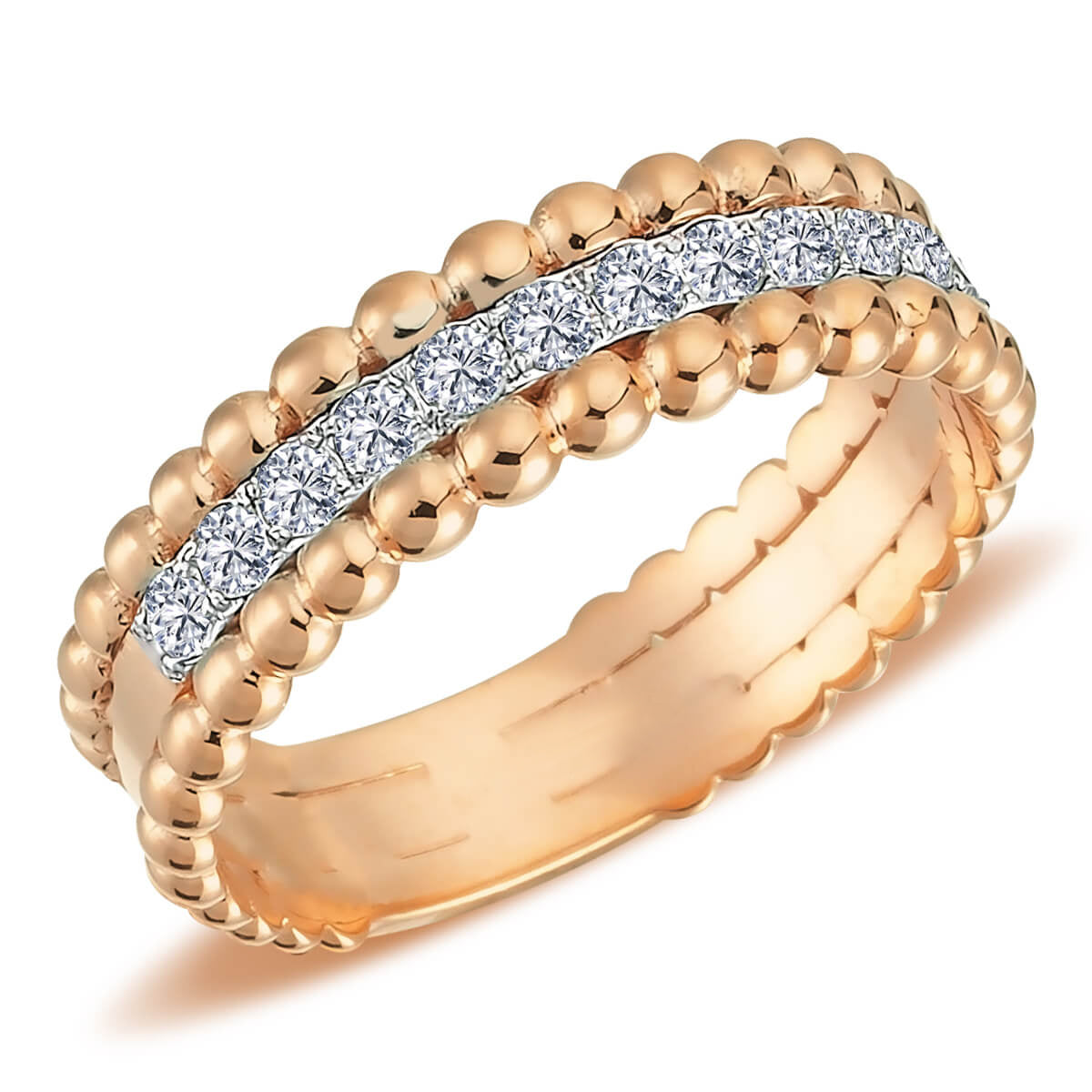 Diamond-Studded Tepe Gavra Ring