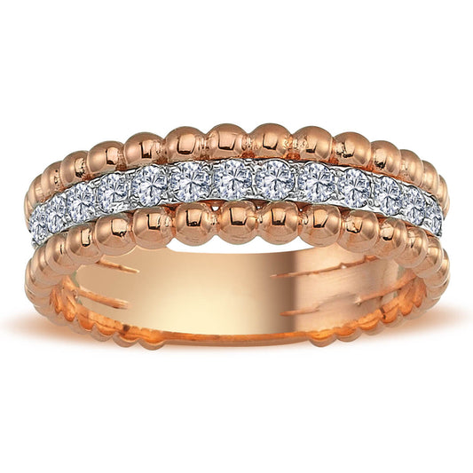 Diamond-Studded Tepe Gavra Ring