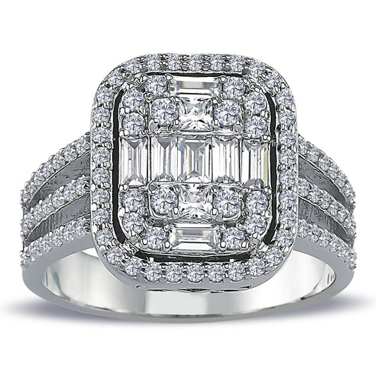 1.07 Carat Baguette Diamond Ring