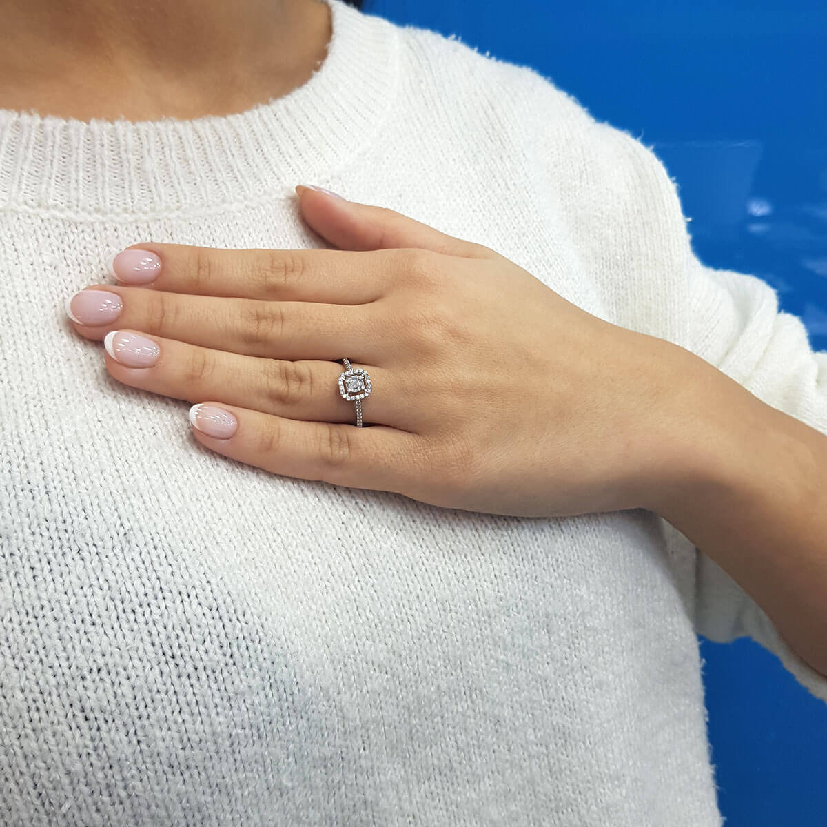 0.32 Carat Baguette Diamond Ring