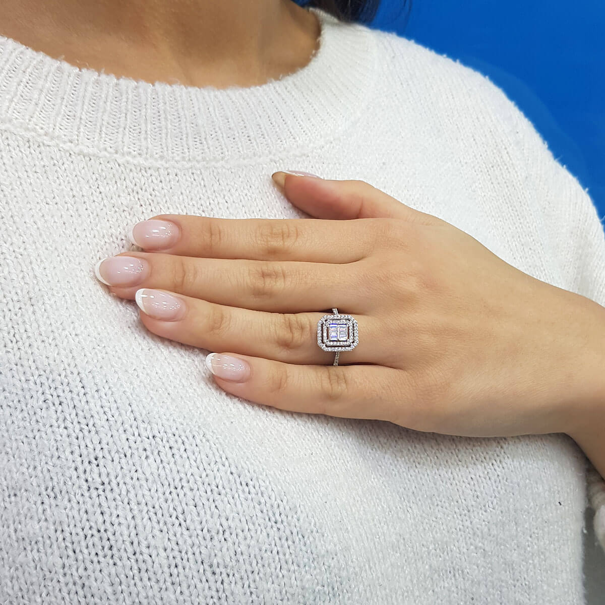 0.50 Carat Baguette Diamond Ring