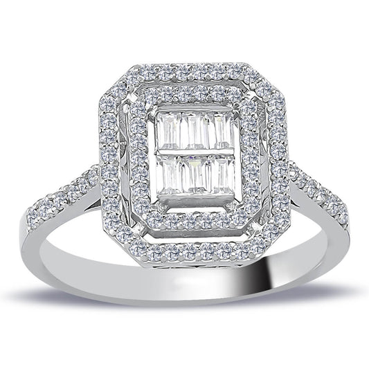 0.50 Carat Baguette Diamond Ring
