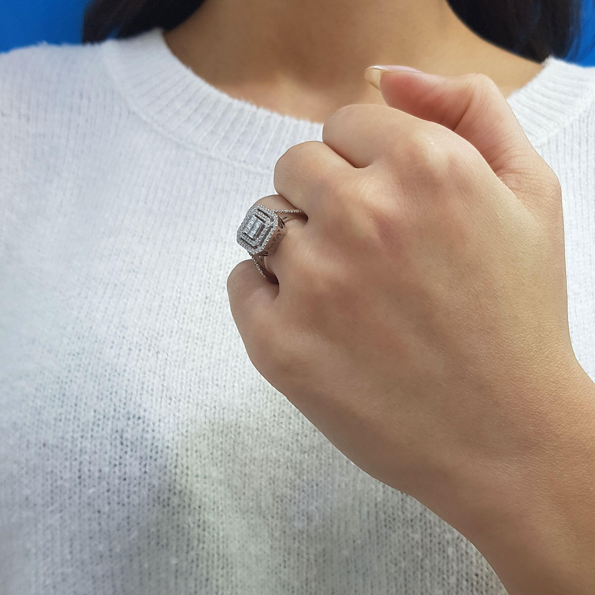 0.50 Carat Baguette Diamond Ring