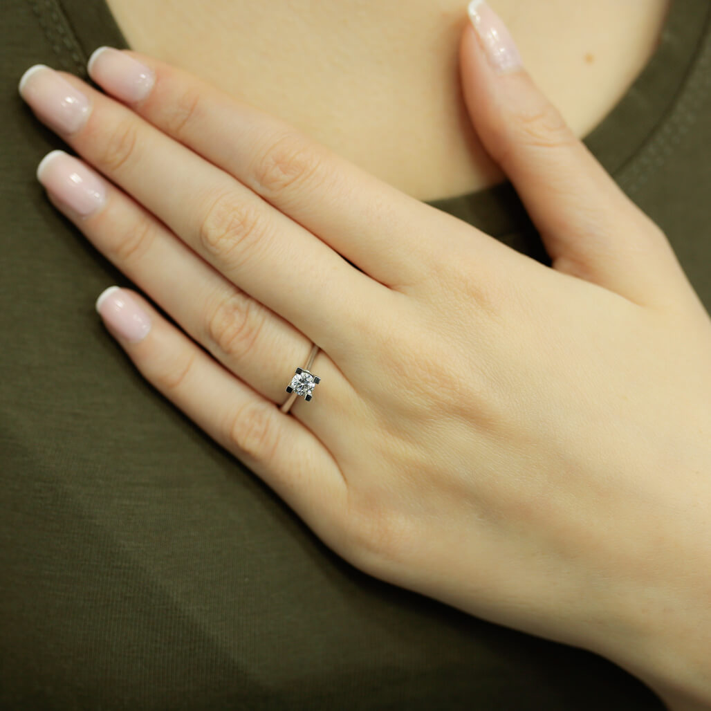 G-VS2 0.33 Carat Diamond Solitaire Ring