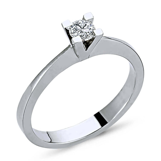 0.19 Carat Diamond Solitaire Ring