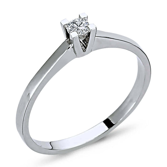 0.13 Carat Diamond Solitaire Ring