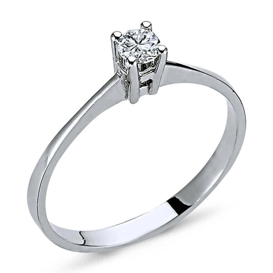 0.18 Carat Diamond Solitaire Ring