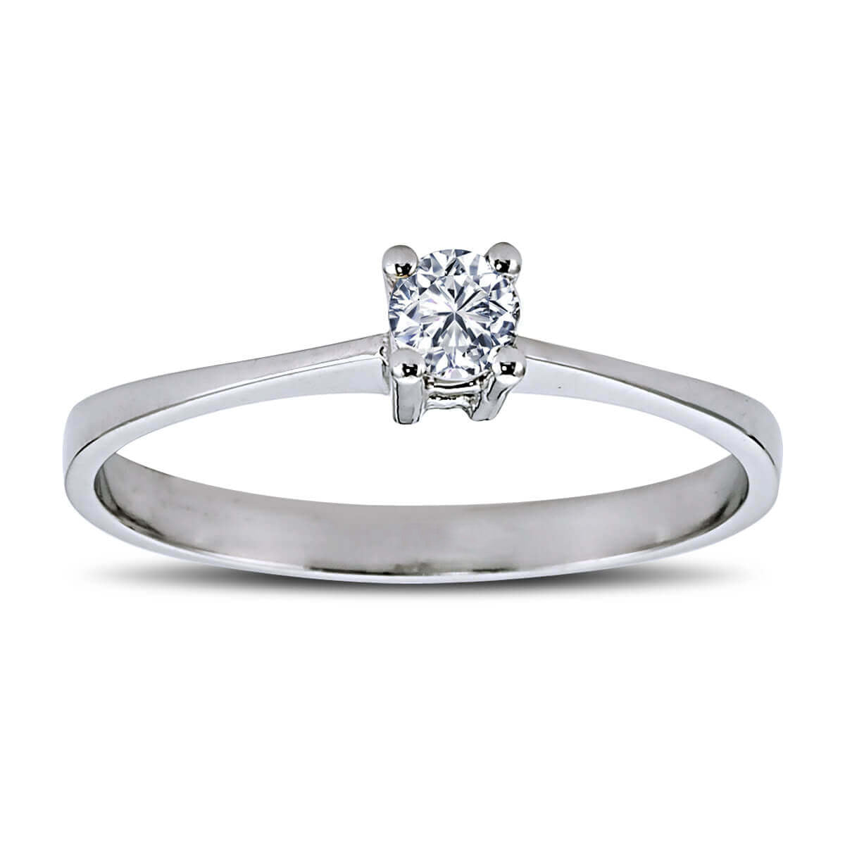 0.18 Carat Diamond Solitaire Ring