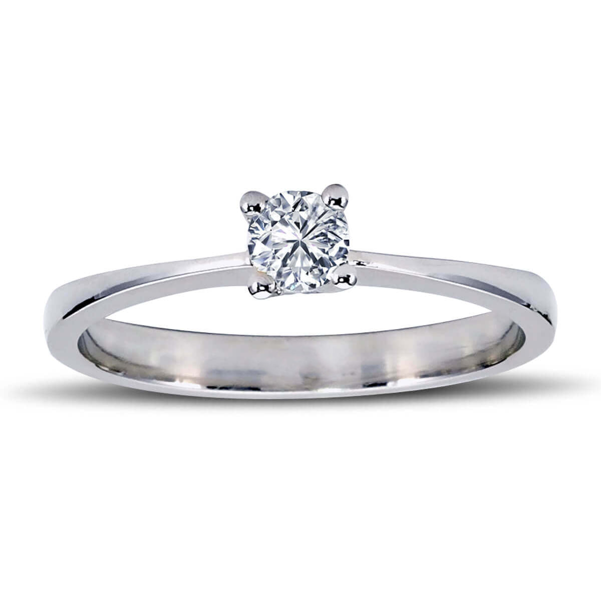 G-VS 0.18 Carat Diamond Solitaire Ring