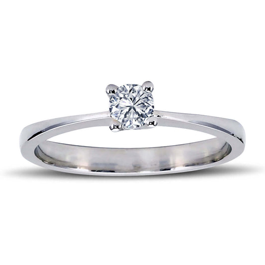 G-VS 0.18 Carat Diamond Solitaire Ring
