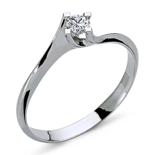 0.17 Carat Diamond Solitaire Ring