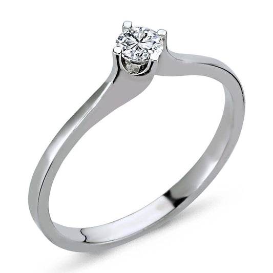 0.16 Carat Diamond Solitaire Ring