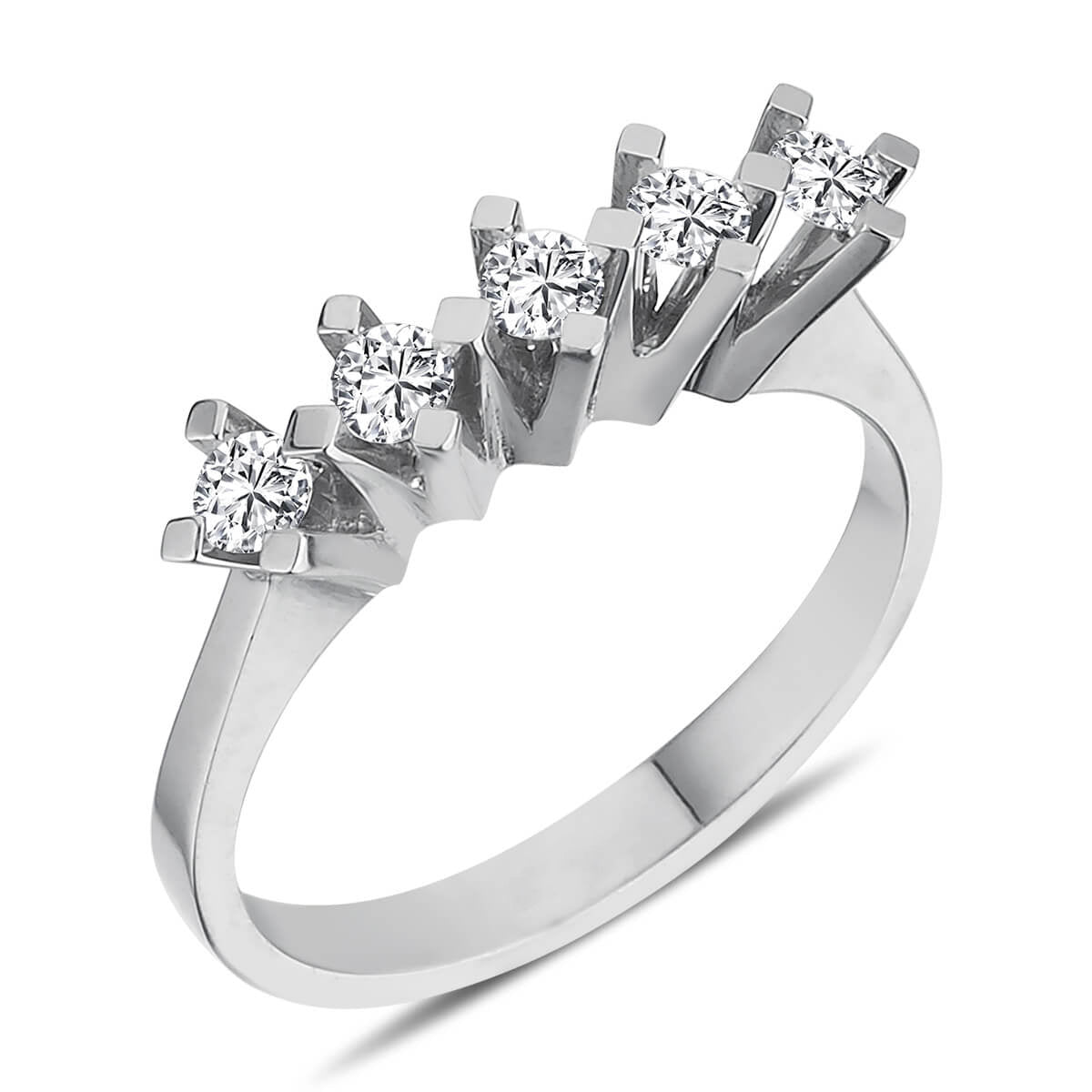 0.43 Carat Diamond Five-Stone Ring