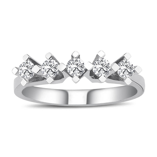 0.43 Carat Diamond Five-Stone Ring