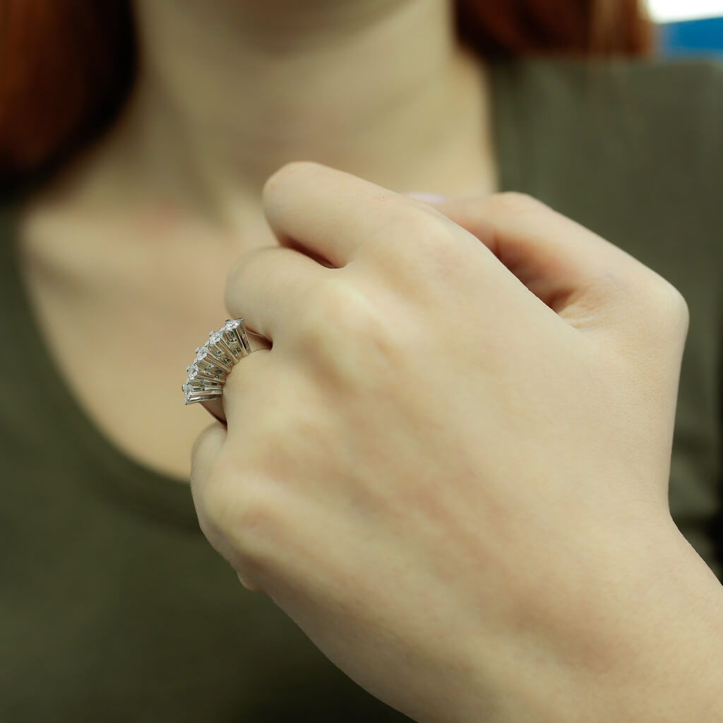 0.51 Carat Diamond Five-Stone Ring