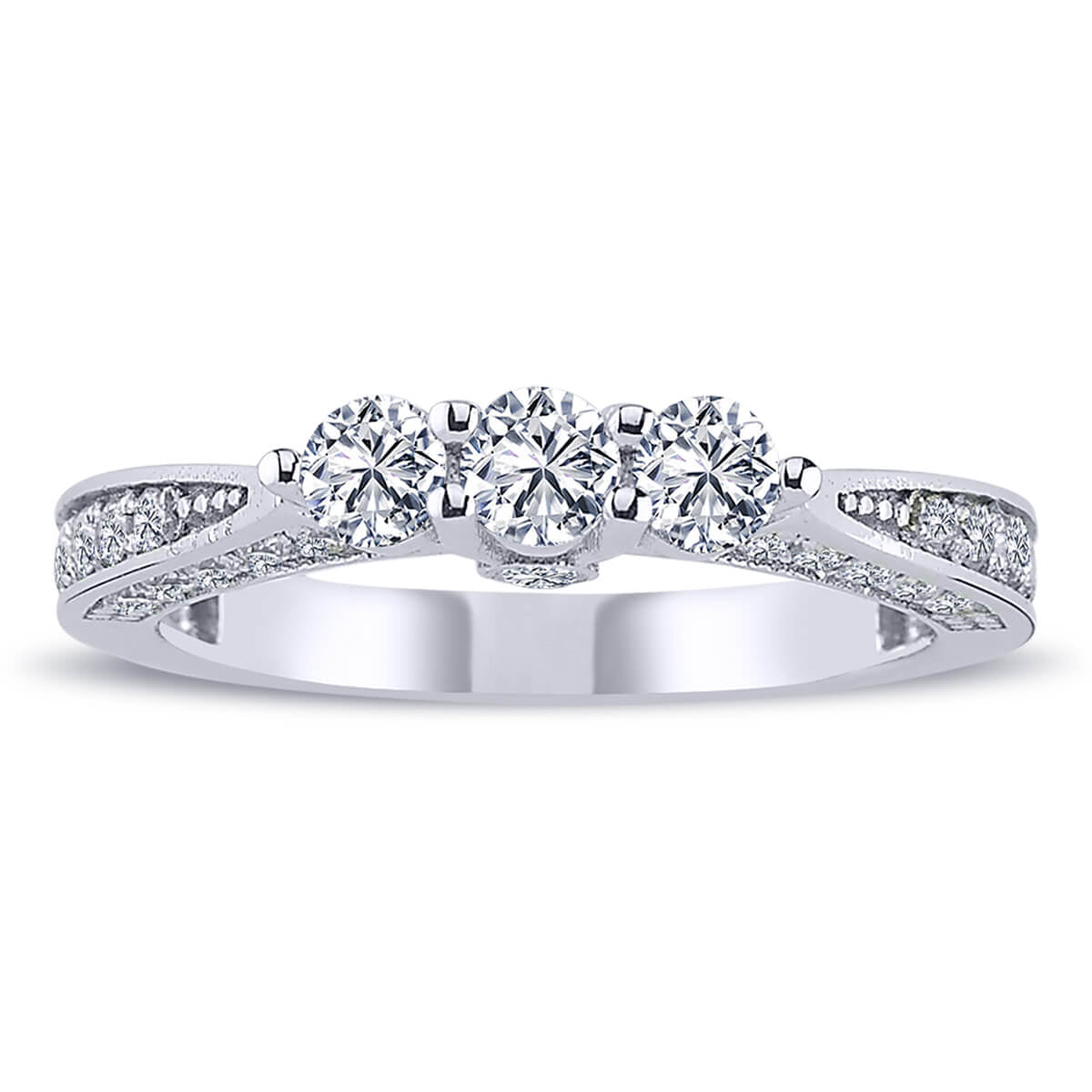 0.92 Carat Diamond Tria Ring