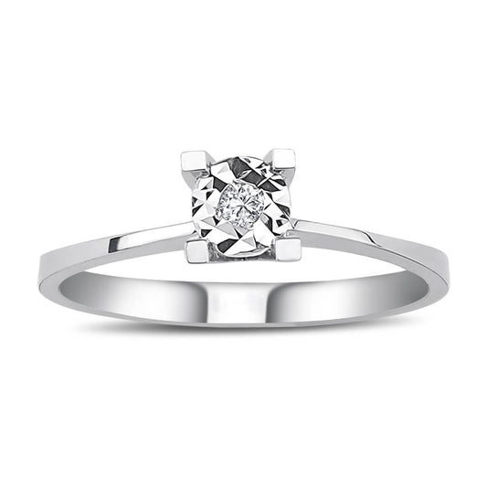 0.40 Carat Effect Diamond Solitaire Ring