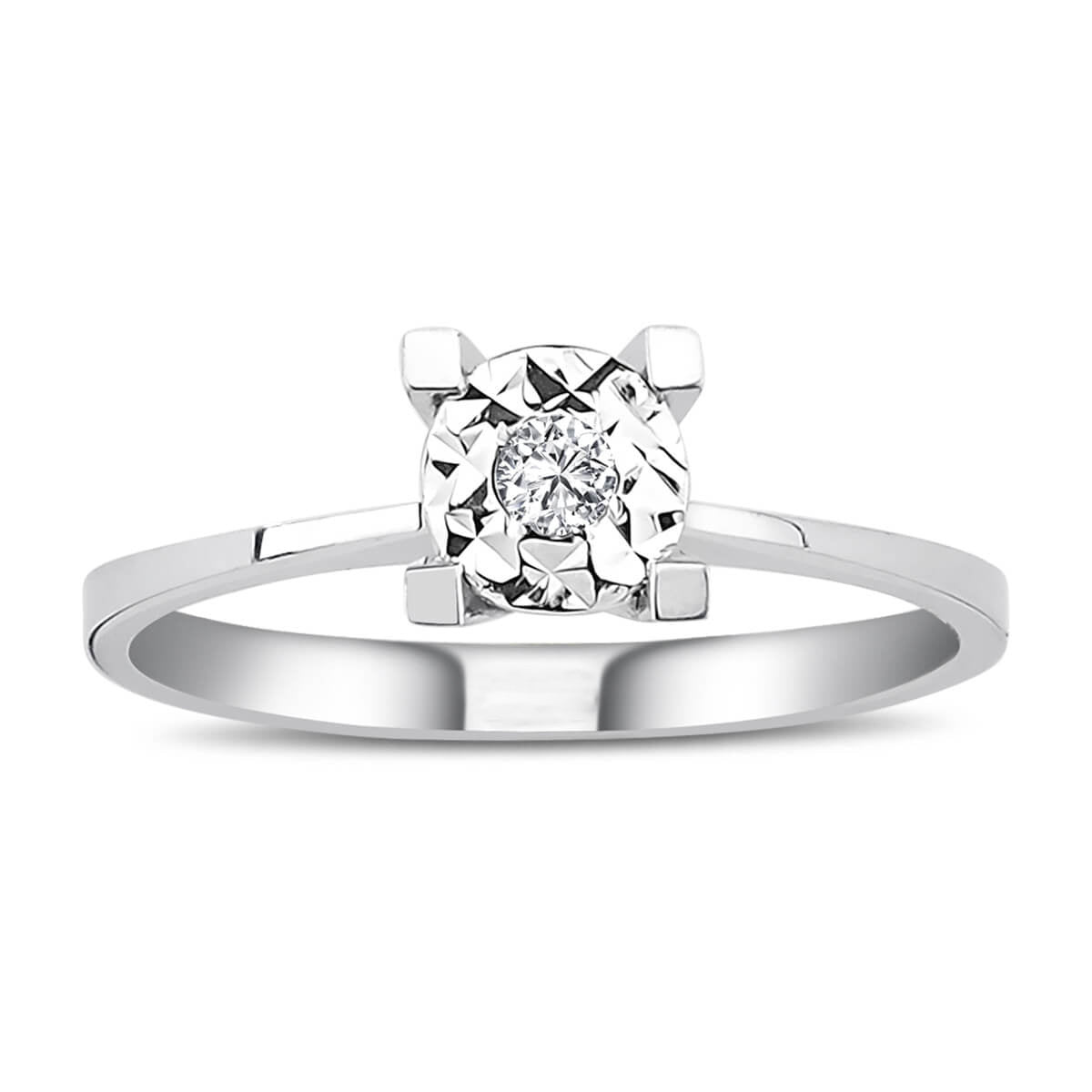 0.60 Carat Effect Diamond Solitaire Ring
