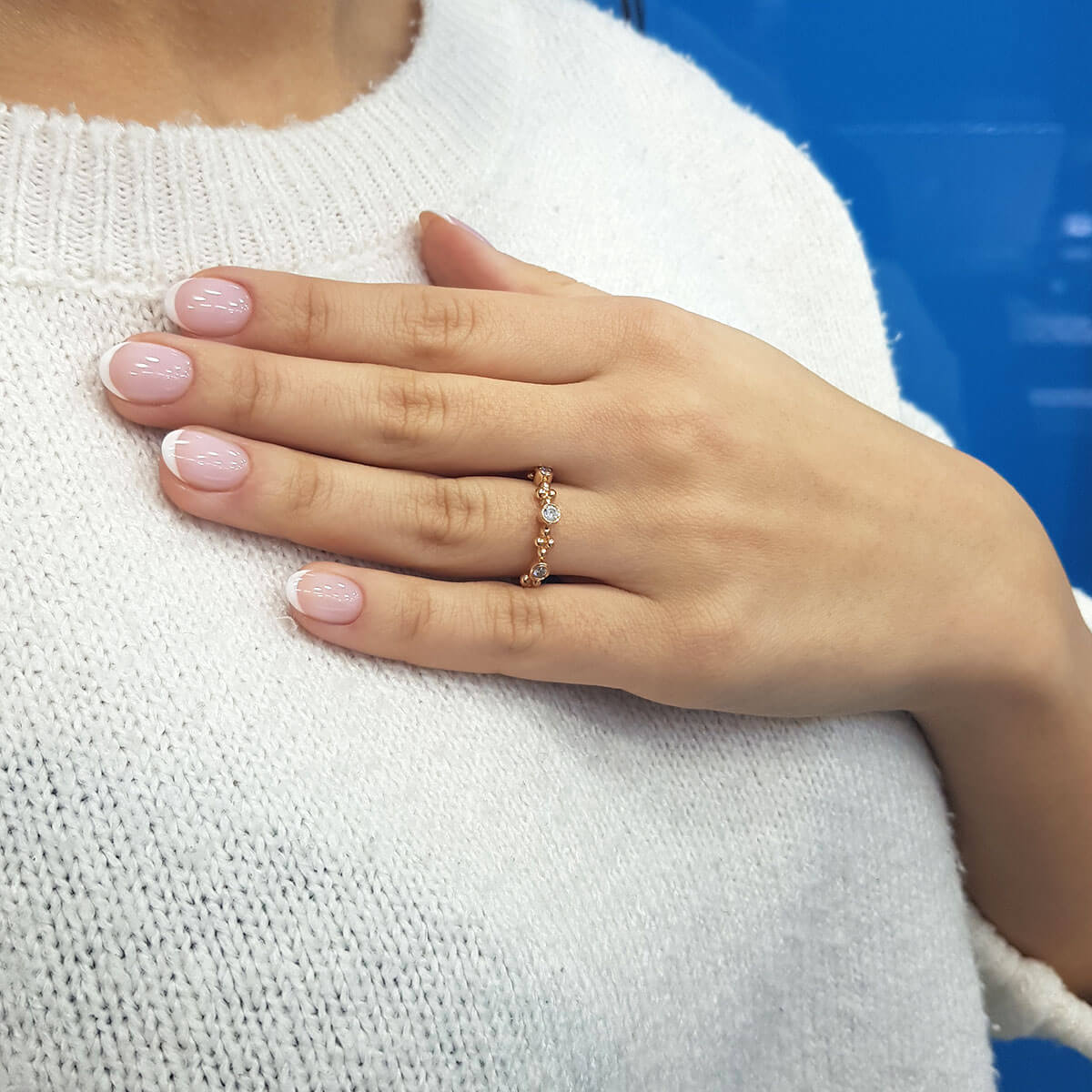 0.19 Carat Diamond Tria Ring