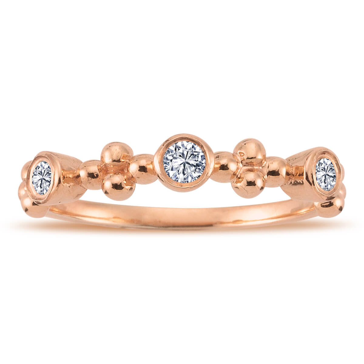 0.19 Carat Diamond Tria Ring