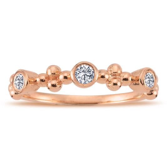 0.19 Carat Diamond Tria Ring