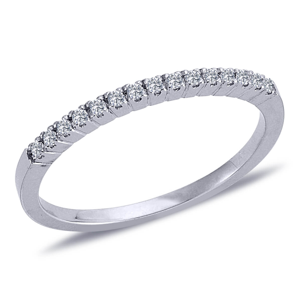 0.11 Carat Diamond Half-Turquoise Ring