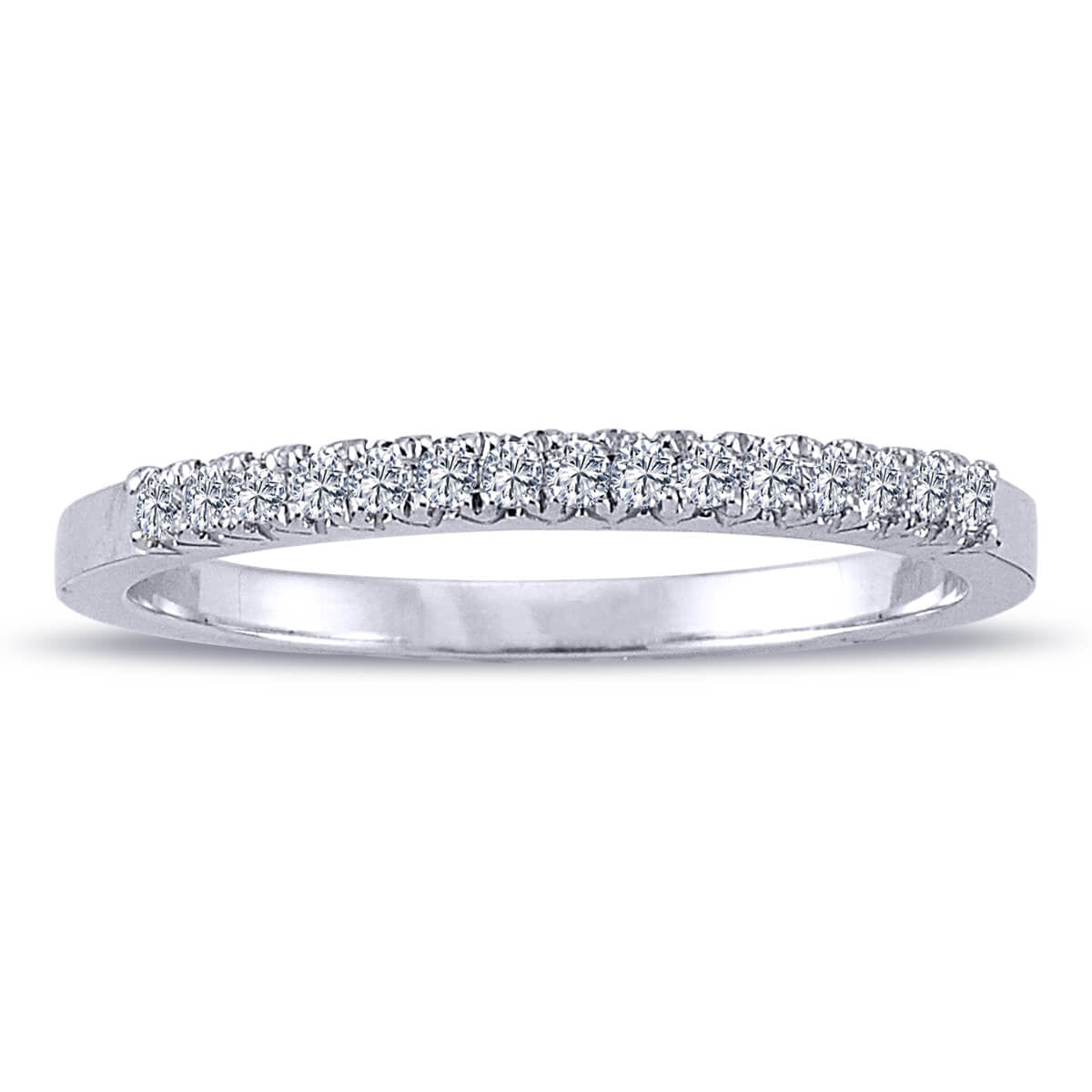 0.15 Carat Diamond Half-Turquoise Ring