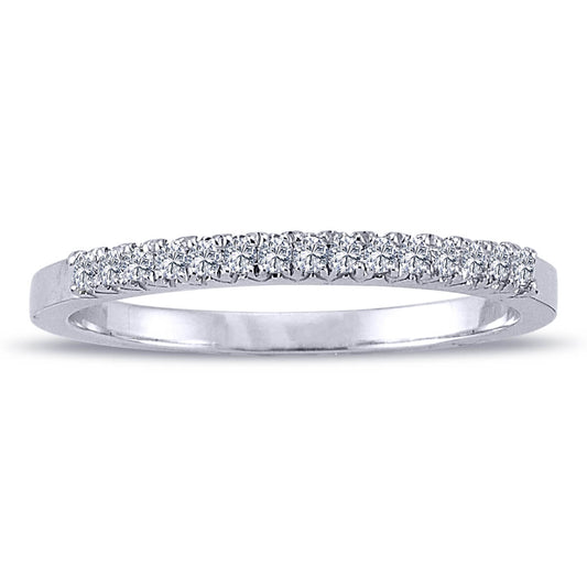 0.15 Carat Diamond Half-Turquoise Ring