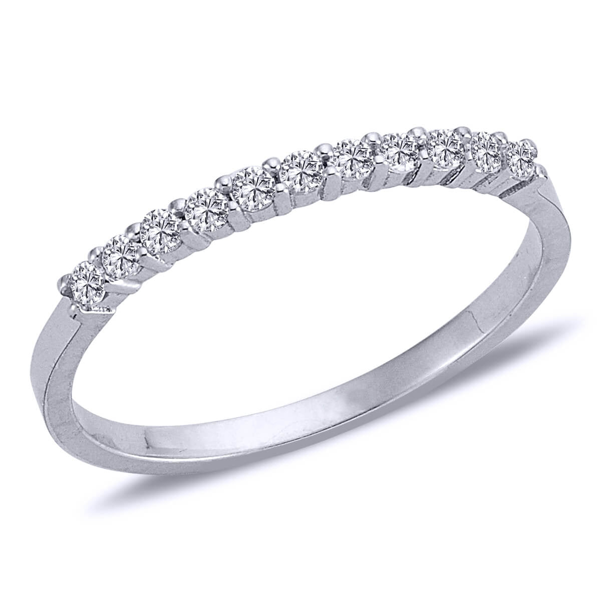 0.18 Carat Diamond Half-Eternity Ring