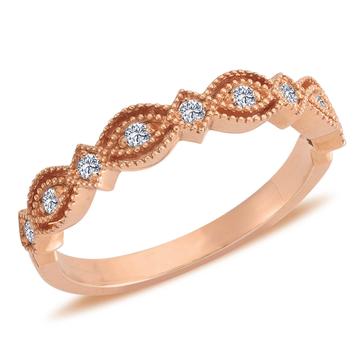 Diamond-Studded Abgar Ring