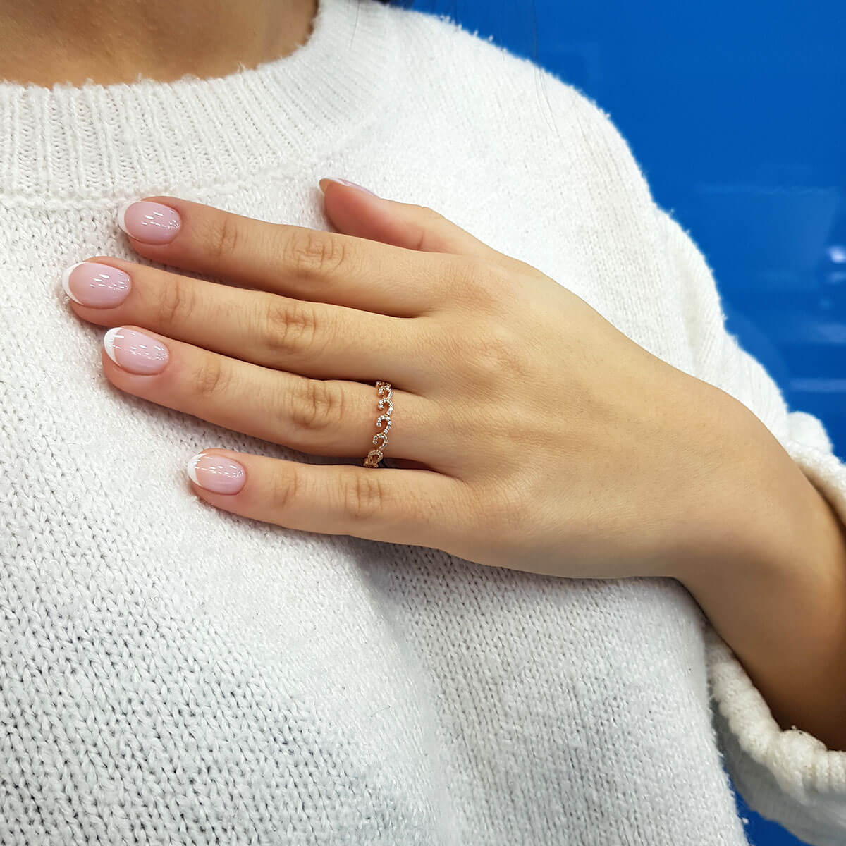Diamond-Studded Kalde Ring