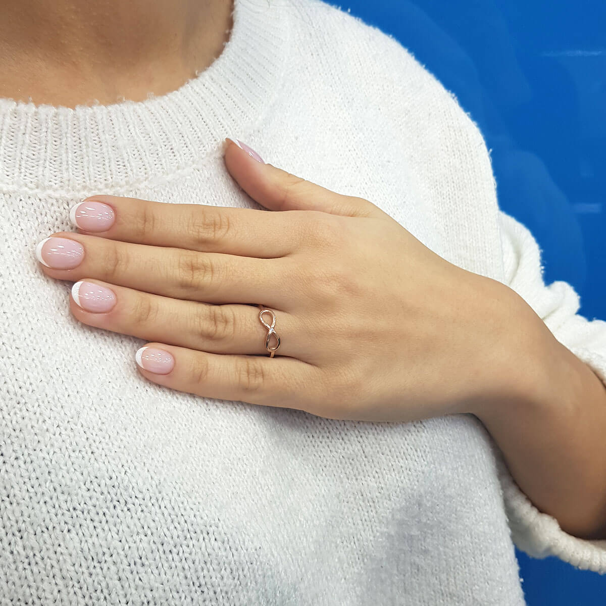 Diamond Infinity Ring