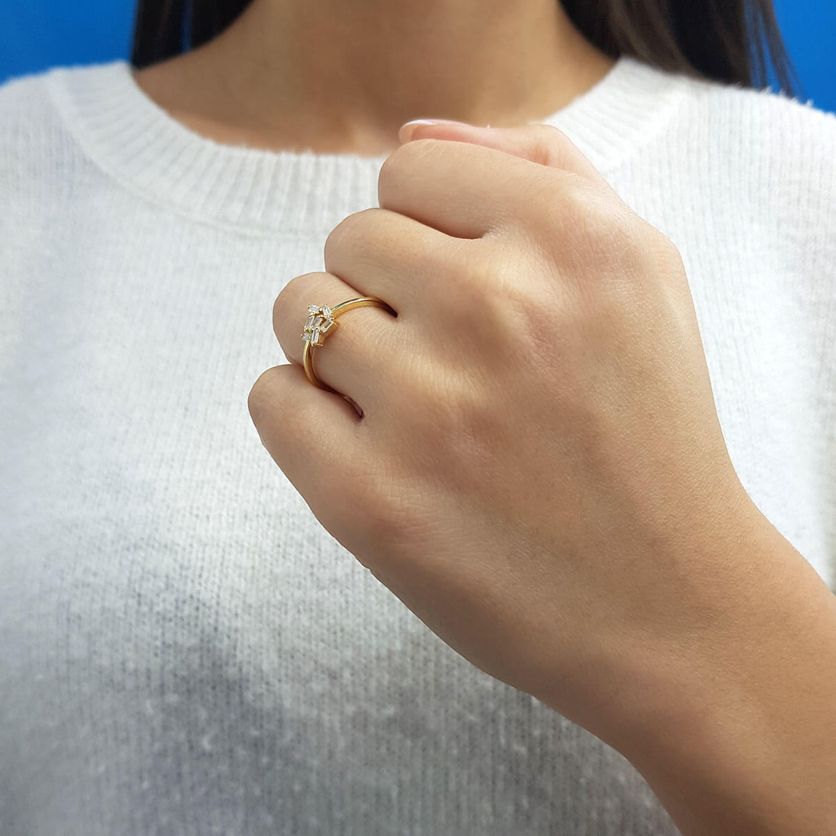 Baguette Diamond Kaldea Ring