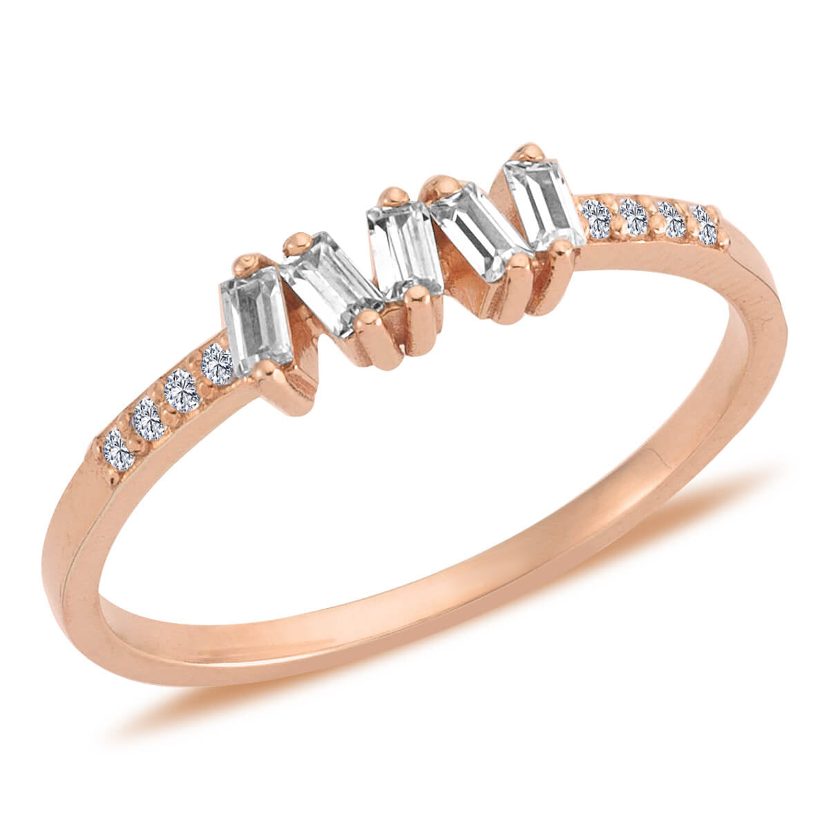 Baguette Diamond Kagir Ring