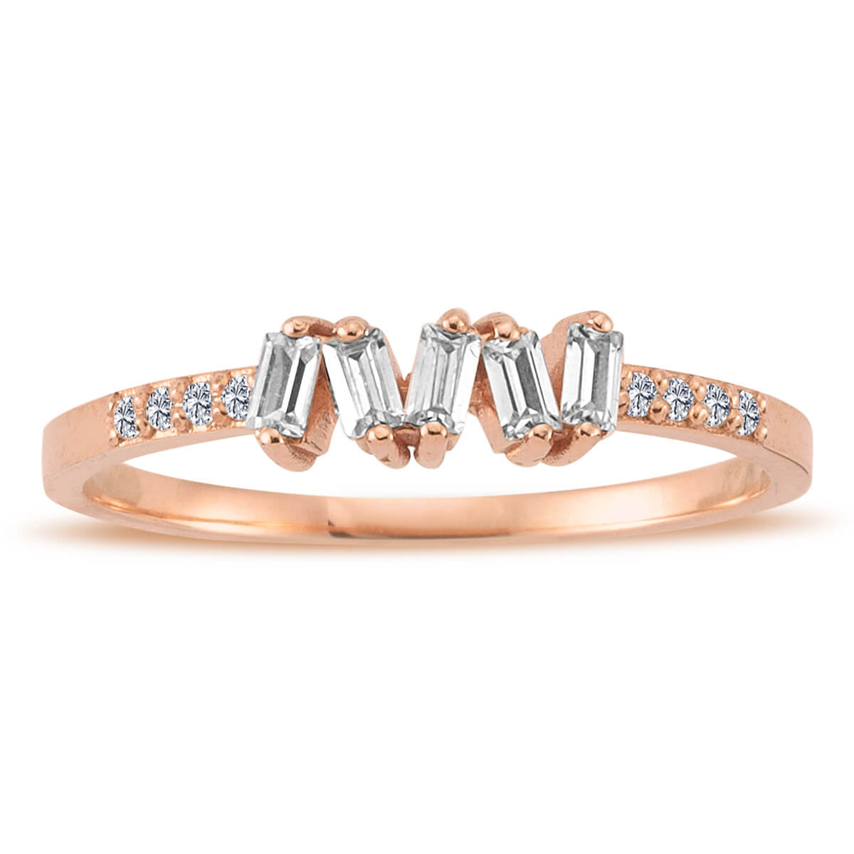 Baguette Diamond Kagir Ring