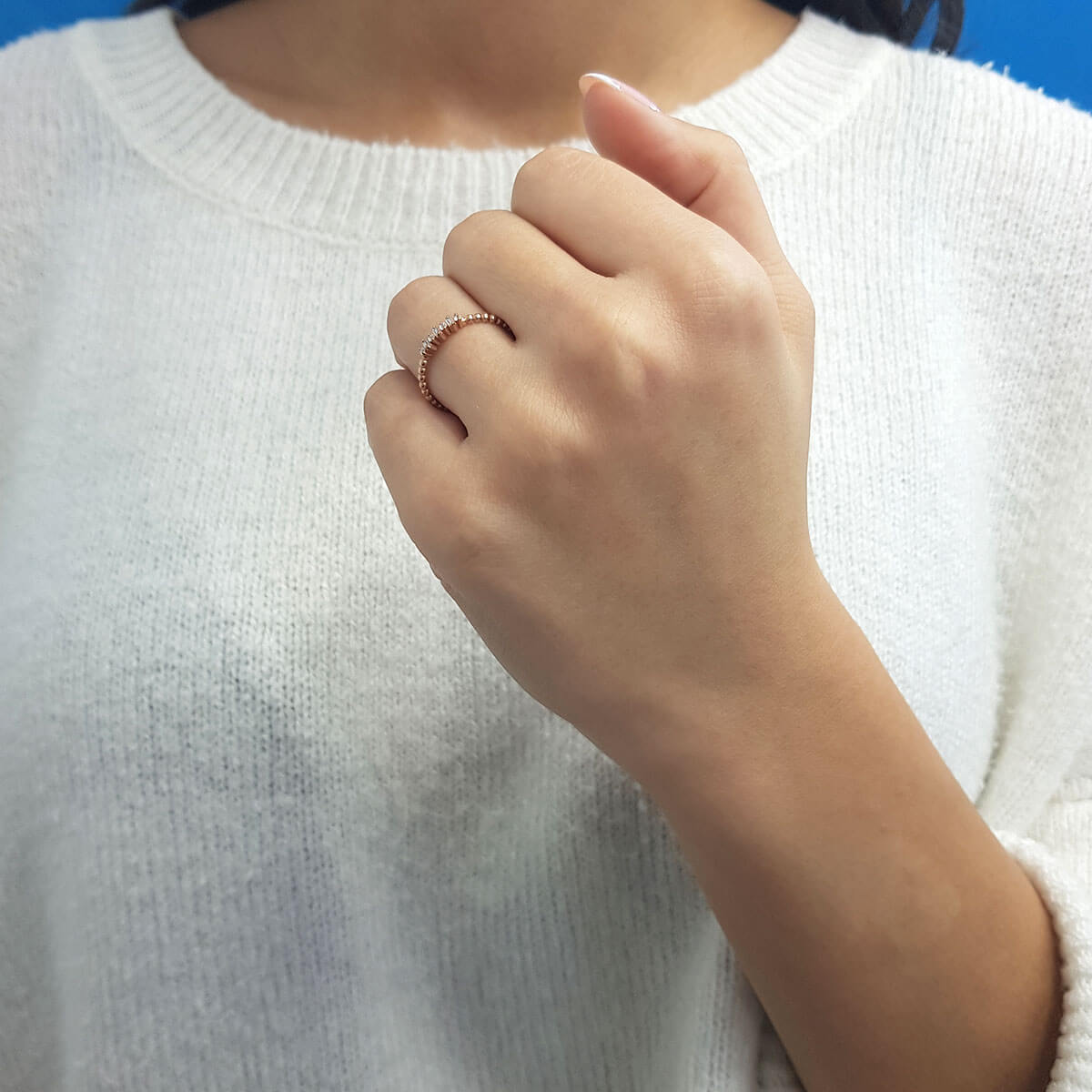 Baguette and Round Diamond Ring
